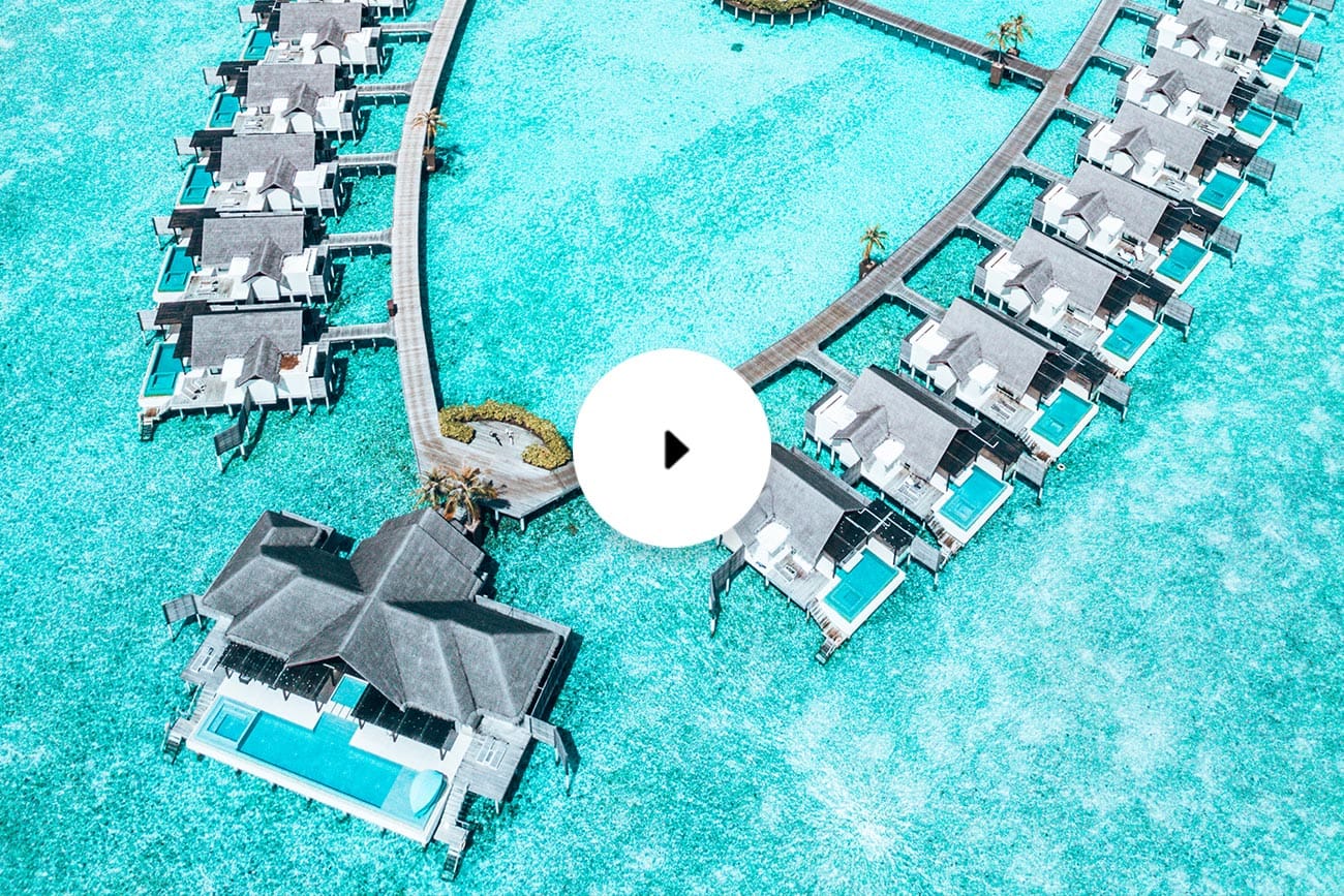 niyama overwater drone