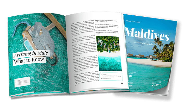 travel-guide-maldives-2024-magazine-display-small-img 2025 Maldives Travel Guide from luxury hotel experts Voyager Guru