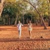 couple in papagayo beach