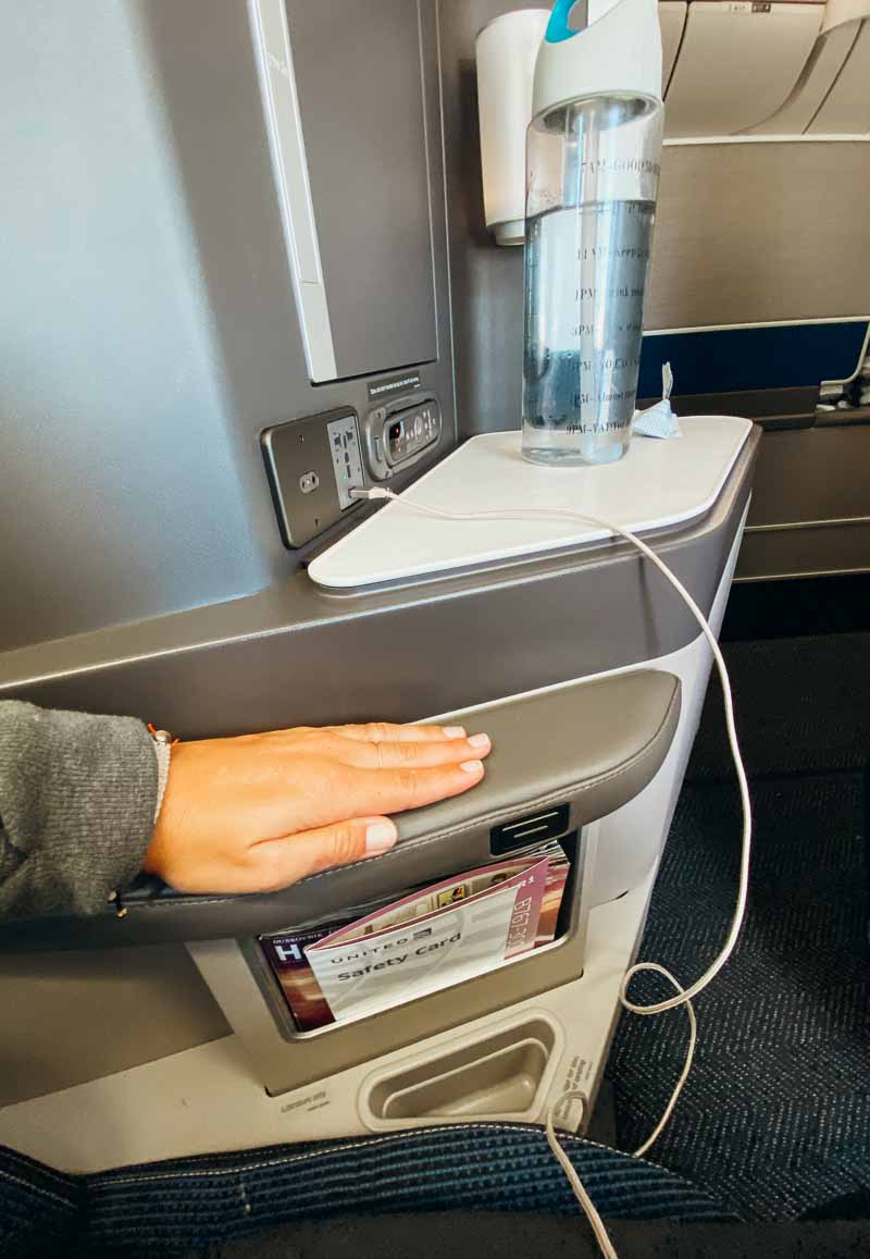 Seat 3L United Polaris boeing 767-300