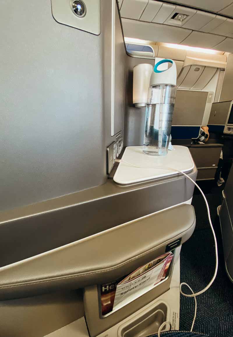 Seat 3L United Polaris boeing 767-300