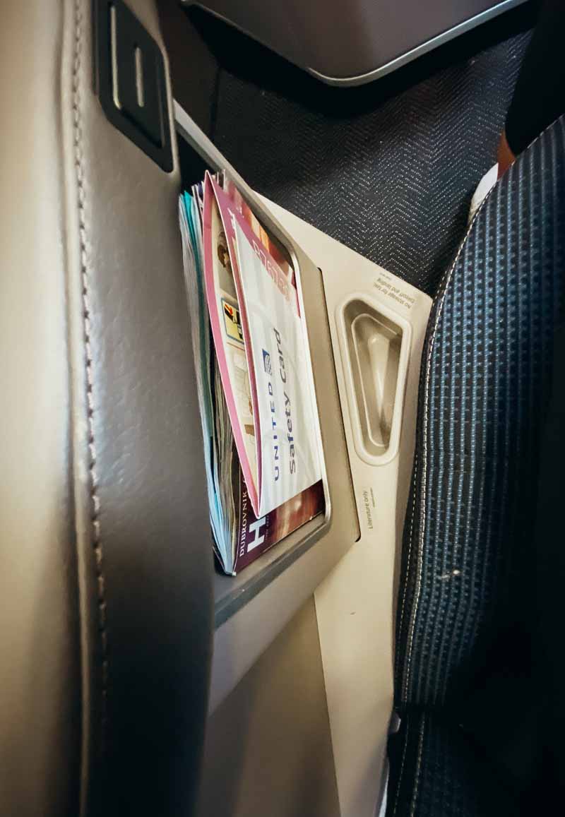 Seat 3L United Polaris boeing 767-300