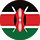 Circular flag of Kenya